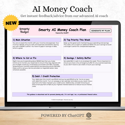 AI Money Coach Template (Powered By ChatGPT)